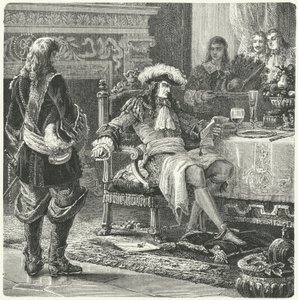 William of Orange receiving the news of the birth of the Prince of Wales