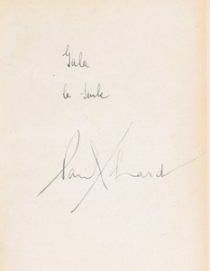 Handwritten Dedication in L