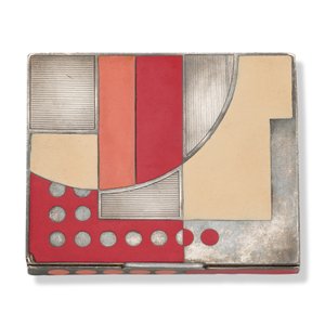 Art deco cigarette case