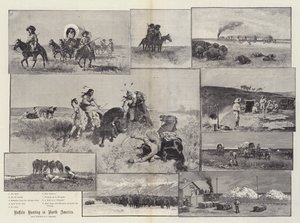 Buffalo Hunting in North America by Paul Frenzeny