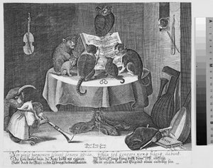 Concert of Owl, Cats, and Monkeys