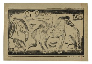 A Horse and Birds, headpiece for Le sourire