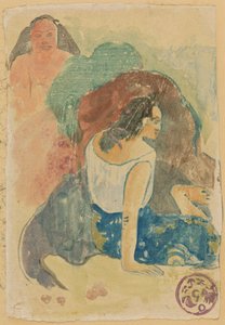 Words of the Devil [recto] by Paul Gauguin