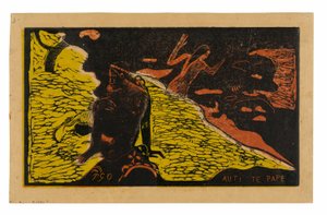 Women at the River, from the Noa Noa Suite by Paul Gauguin