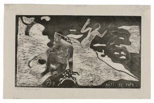 Women at the River from the Noa Noa Suite by Paul Gauguin