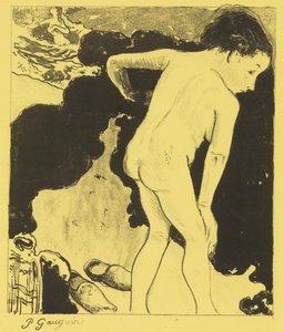 Bathers in Brittany, from the Volpini Suite: Dessins lithographiques by Paul Gauguin
