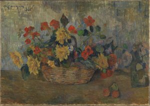 Flower Basket by Paul Gauguin