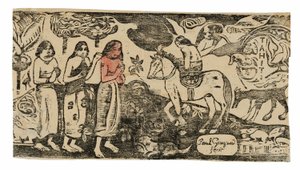 Change of Residence, from the Suite of Late Wood-Block Prints