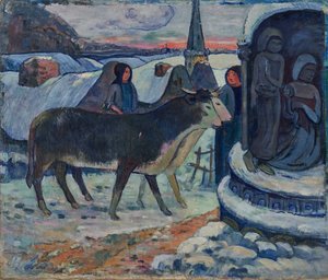 Christmas Night (The Blessing of the Oxen) by Paul Gauguin