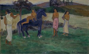 Composition with Figures and a Horse
