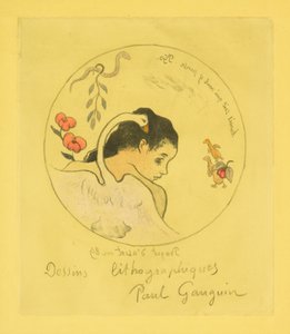 Design for a China Plate by Paul Gauguin