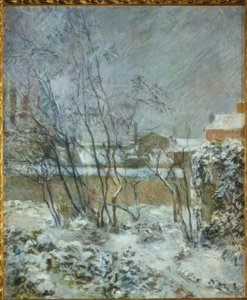 Snow Effect, or The Snow on Rue Carcel by Paul Gauguin