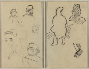 Five Studies of Soldiers and a Woman