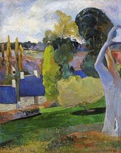 A Farm in Brittany II by Paul Gauguin