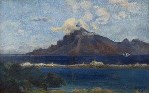 Landscape of Te vaa by Paul Gauguin