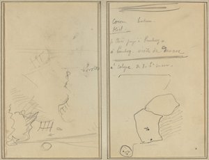 Head of a Monkey; Inventory of Bottles and Beverages
