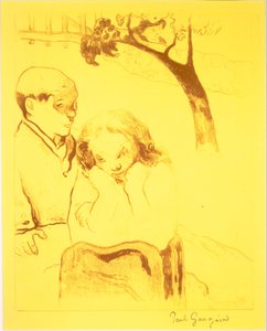Human Misery, from the "Volpini Suite: Lithographic Drawings" by Paul Gauguin