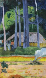 Hut under Trees