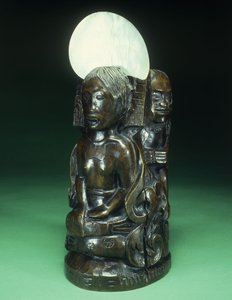 Idol with a Shell by Paul Gauguin