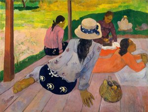 La Sieste by Paul Gauguin