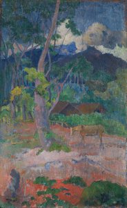 Landscape with a Horse by Paul Gauguin