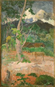 Landscape with a Horse by Paul Gauguin