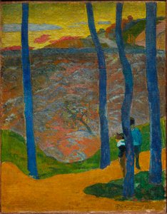 Blue Trees. Your Turn Will Come, My Beauty! by Paul Gauguin