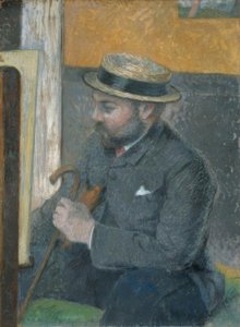 The Man with the Boater by Paul Gauguin