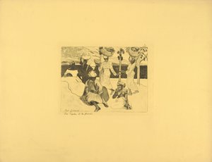 Locusts and Ants- Souvenir of Martinique by Paul Gauguin