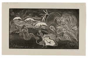The Universe Is Being Created, from the Noa Noa Suite by Paul Gauguin