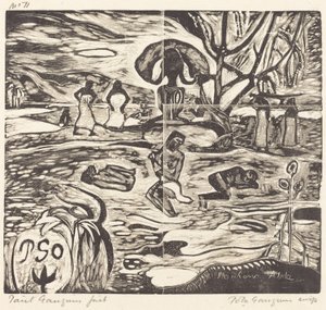 The Food of the Gods by Paul Gauguin