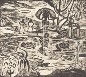 Mahana Atua The Food of the Gods by Paul Gauguin