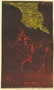 The Demon Speaks [verso] by Paul Gauguin