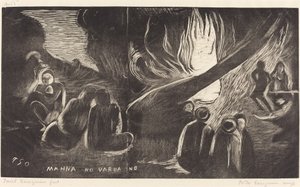 Mahna no Varua Ino (The Devil Speaks) by Paul Gauguin