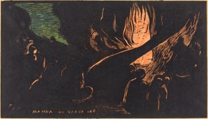Mahna no Varua Ino (The Devil Speaks) by Paul Gauguin