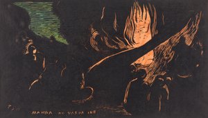 The Devil Speaks by Paul Gauguin
