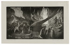 The Devil Speaks, from the Noa Noa Suite by Paul Gauguin