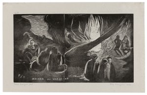 Mahna no Varua Ino (The Devil Speaks), from the Noa Noa Suite by Paul Gauguin