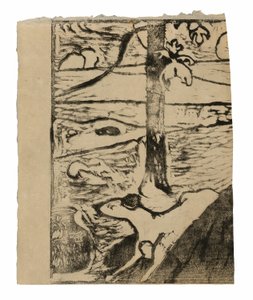 Manao tupapau (She Thinks of the Ghost or The Ghost Thinks of Her) by Paul Gauguin