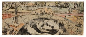 Manao Tupapau (She Thinks of the Ghost or The Ghost Thinks of Her) by Paul Gauguin