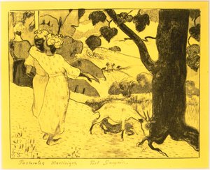 Martinique Pastorals, from the Volpini Suite: Dessins Lithographiques, 1889 by Paul Gauguin