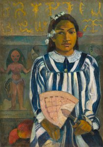 Tehamana Has Many Parents or The Ancestors of Tehamana by Paul Gauguin