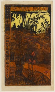 Nave Nave Fenua (Delightful Land) by Paul Gauguin