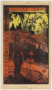 Nave Nave Fenua, from the Noa Noa Series by Paul Gauguin