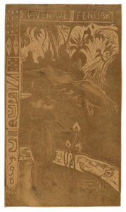Nave nave fenua (Delightful Land), from the Noa Noa Suite by Paul Gauguin