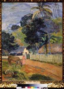 Landscape. A Horse on a Road by Paul Gauguin