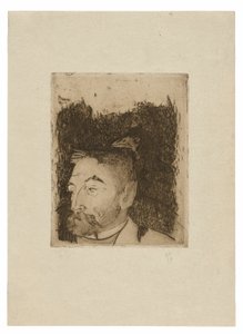 Portrait of Stéphane Mallarmé by Paul Gauguin