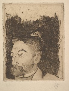 Portrait of Stéphane Mallarmé by Paul Gauguin