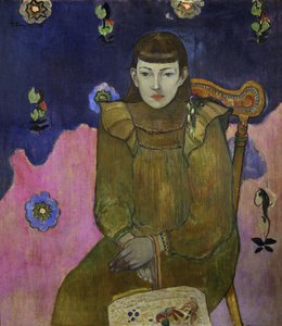 Portrait of Vaiite Jeanne Goupil by Paul Gauguin