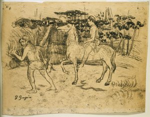 Return from the Hunt by Paul Gauguin